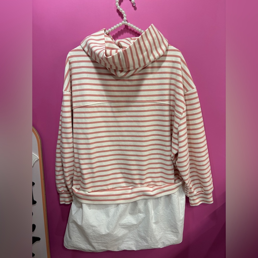 Anthropologie Pilcro Hooded Sweatshirt Twofer Dress - Picture 5 of 5
